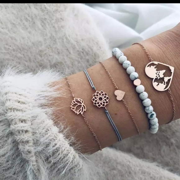 Jewelry - ♡Esther♡ 5 piece Bracelet Set